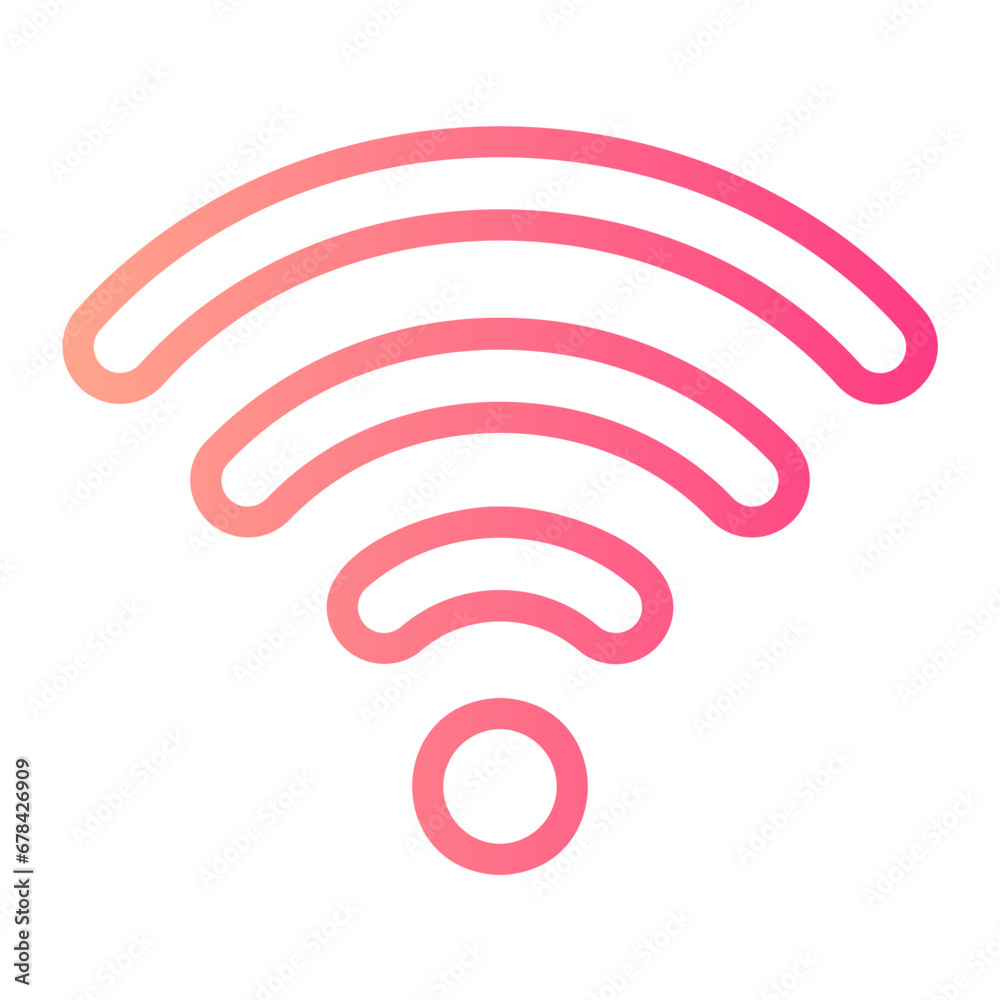 wifi gradient icon