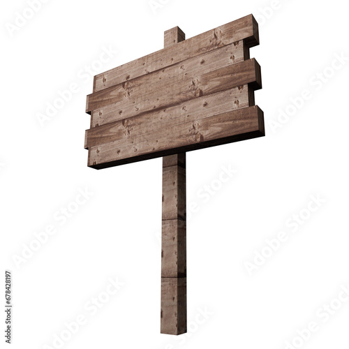 Fototapeta Naklejka Na Ścianę i Meble -  Placa de madeira 3D