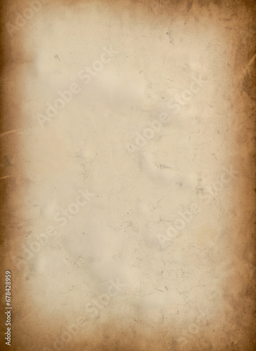 Blank sheet of old paper with copy space