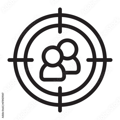 target line icon