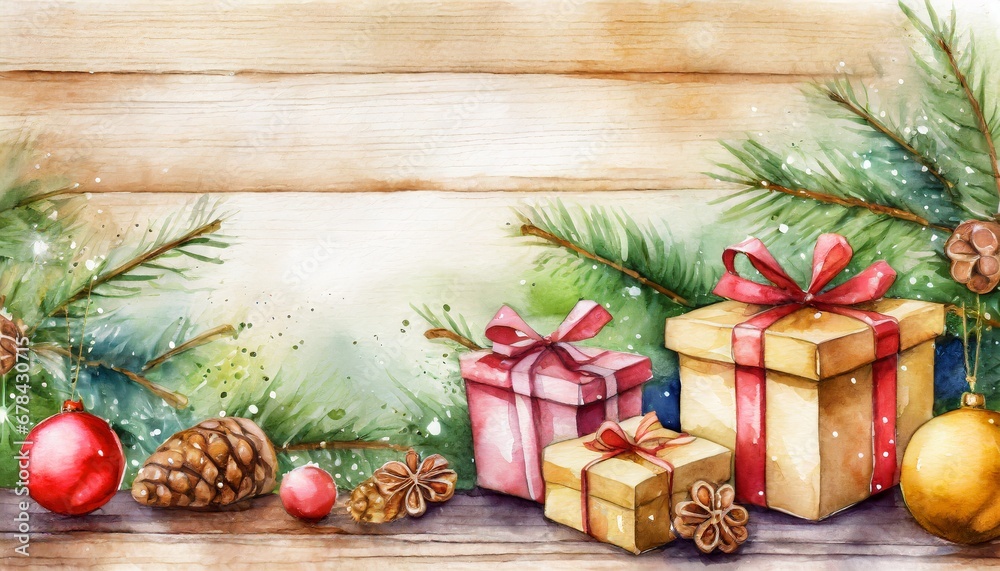 a Christmas background with pine branches a Christmas background with pine branches