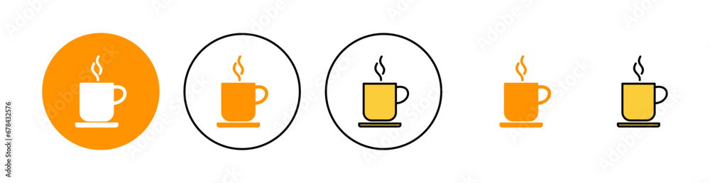 coffee cup icon set for web and mobile app. cup a coffee sign and symbol coffee cup icon set for web and mobile app. cup a coffee sign and symbol