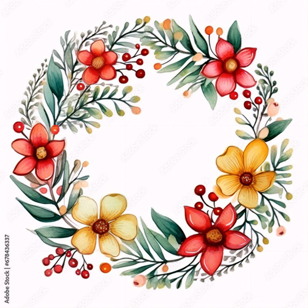 Obraz premium Christmas Wreath