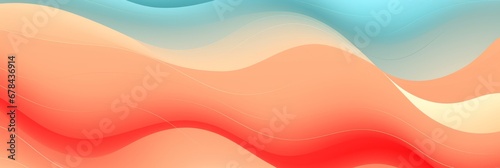 Abstract geometric lines background with soft pastel colors inspired by winter season