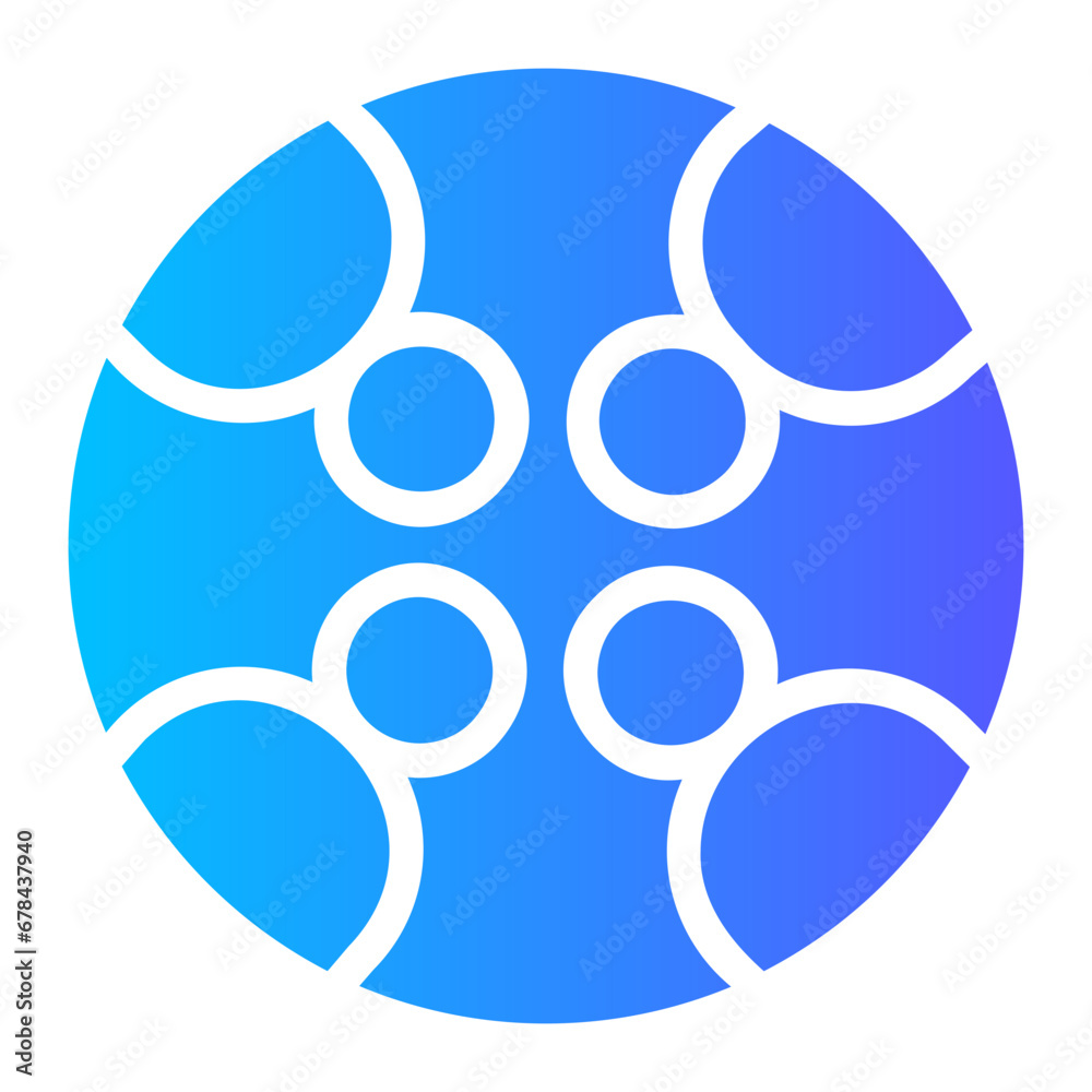 team gradient icon