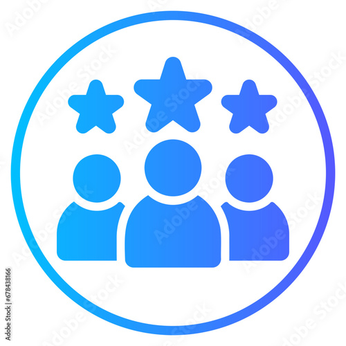 consumer gradient icon