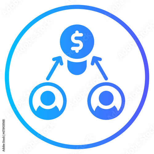 cooperate gradient icon
