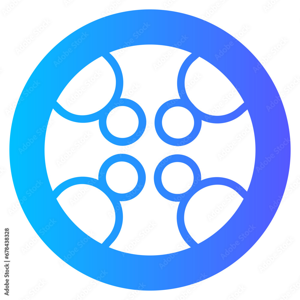 team gradient icon team gradient icon