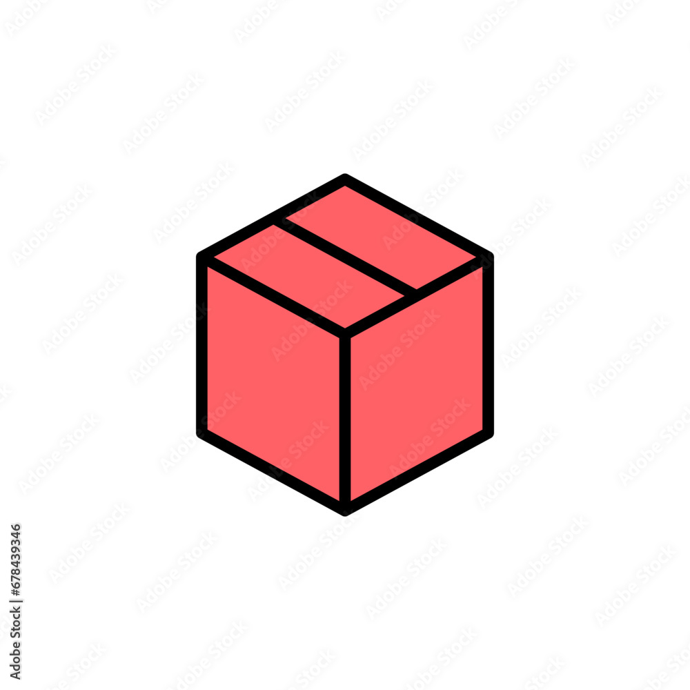 Box icon set illustration. box sign and symbol, parcel, package Box icon set illustration. box sign and symbol, parcel, package