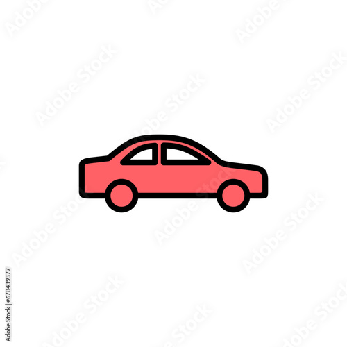 Car icon set illustration. car sign and symbol. small sedan © OLIVEIA
