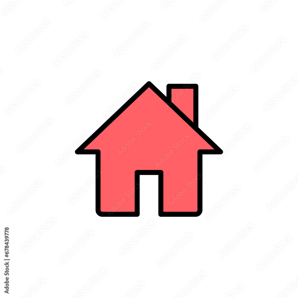Home icon set illustration. House sign and symbol Home icon set illustration. House sign and symbol