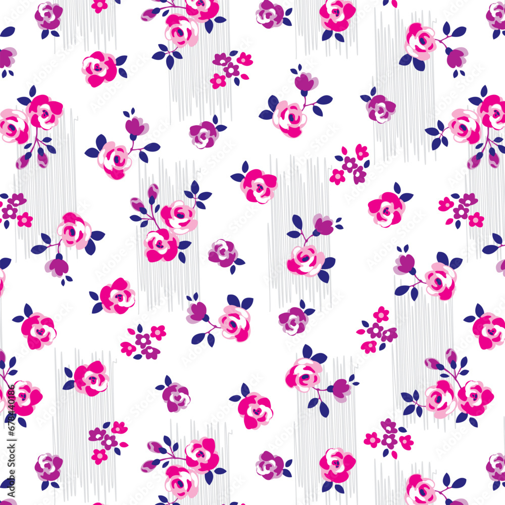 Small bunch roses design pattern Small bunch roses design pattern