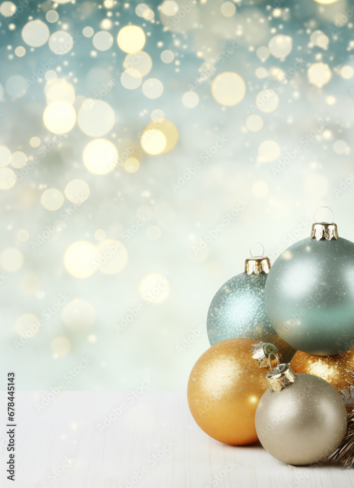 Christmas background with Christmas tree decorations Christmas background with Christmas tree decorations