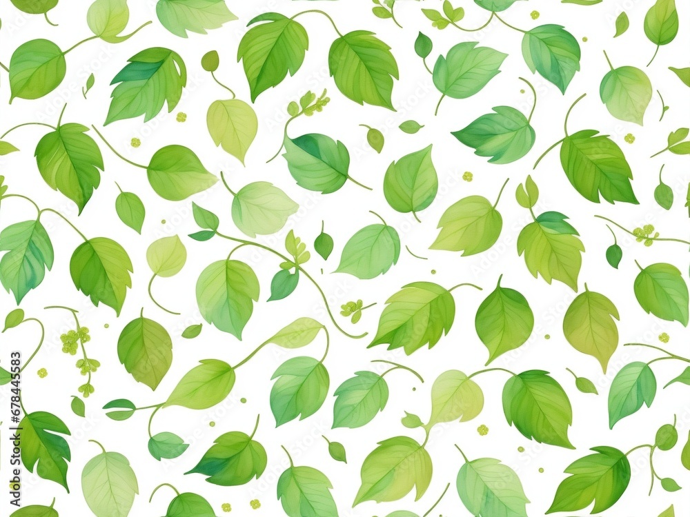 custom made wallpaper toronto digitalgreen leaves background illustration