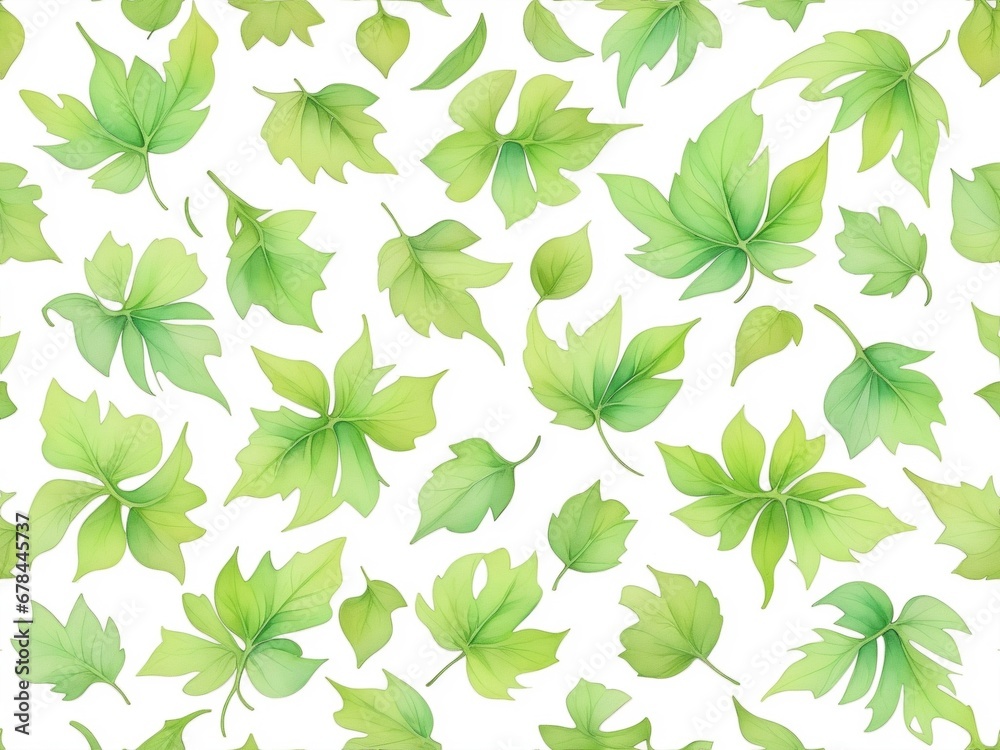 green leaves background illustration