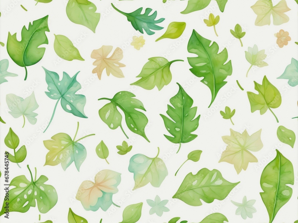green leaves background illustration