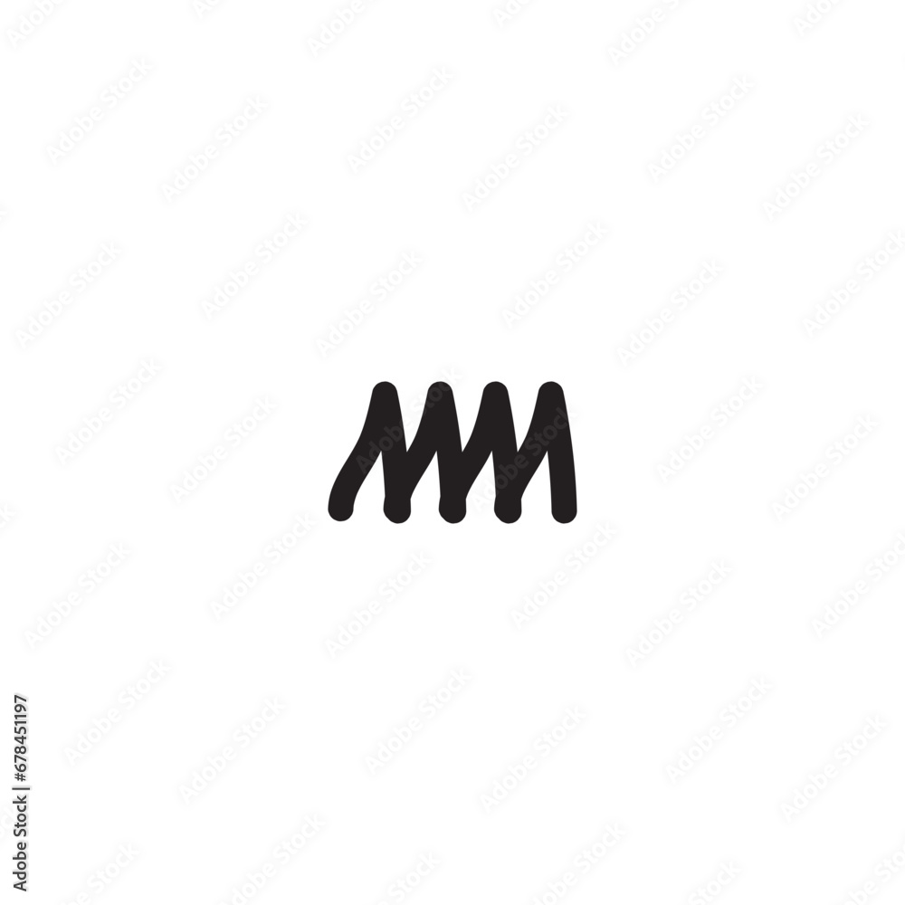 zigzag doodle line group for decoration zigzag doodle line group for decoration