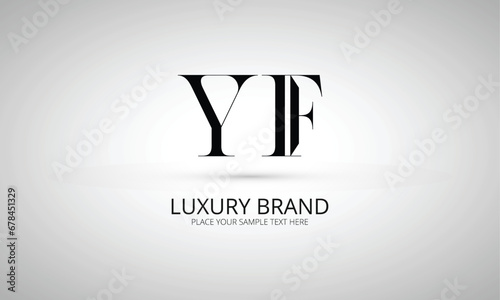 YF Y yf initial logo | initial based abstract modern minimal creative logo, vector template image. luxury logotype logo, real estate homie logo. typography logo. initials logo photo