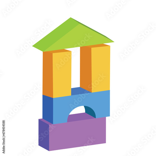 toys blocks house