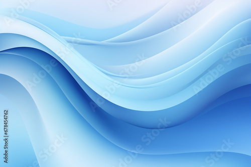 Discover luxury in abstract blue shades! A clean, soft vector illustration boasts modern elegance with a smooth, delicate texture