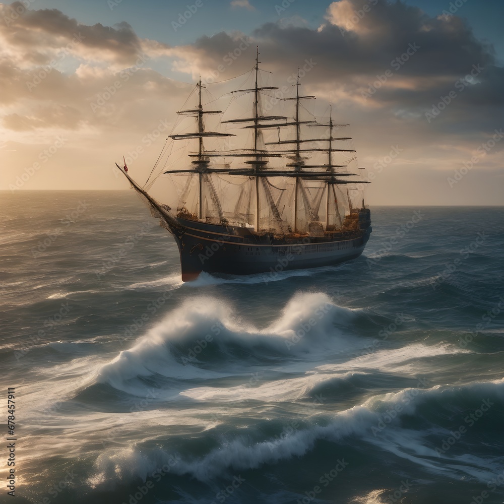 Obraz premium Battle Ship Background Very Cool
