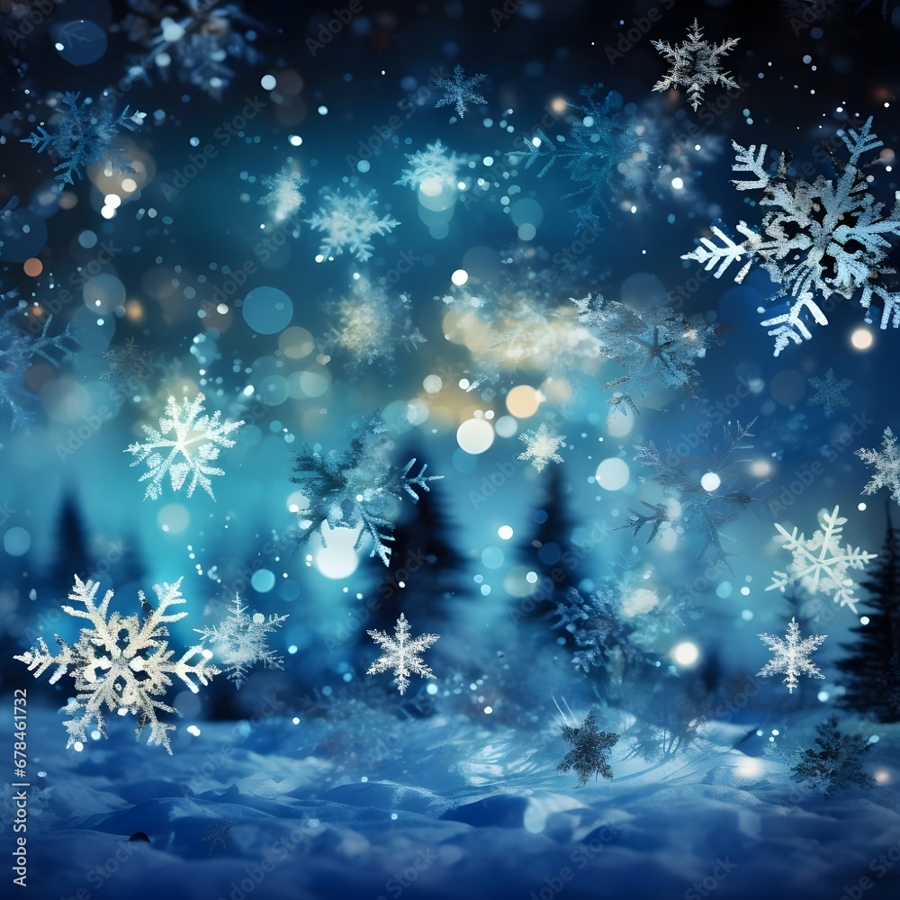 Christmas backgrond with snowflakes Christmas backgrond with snowflakes
