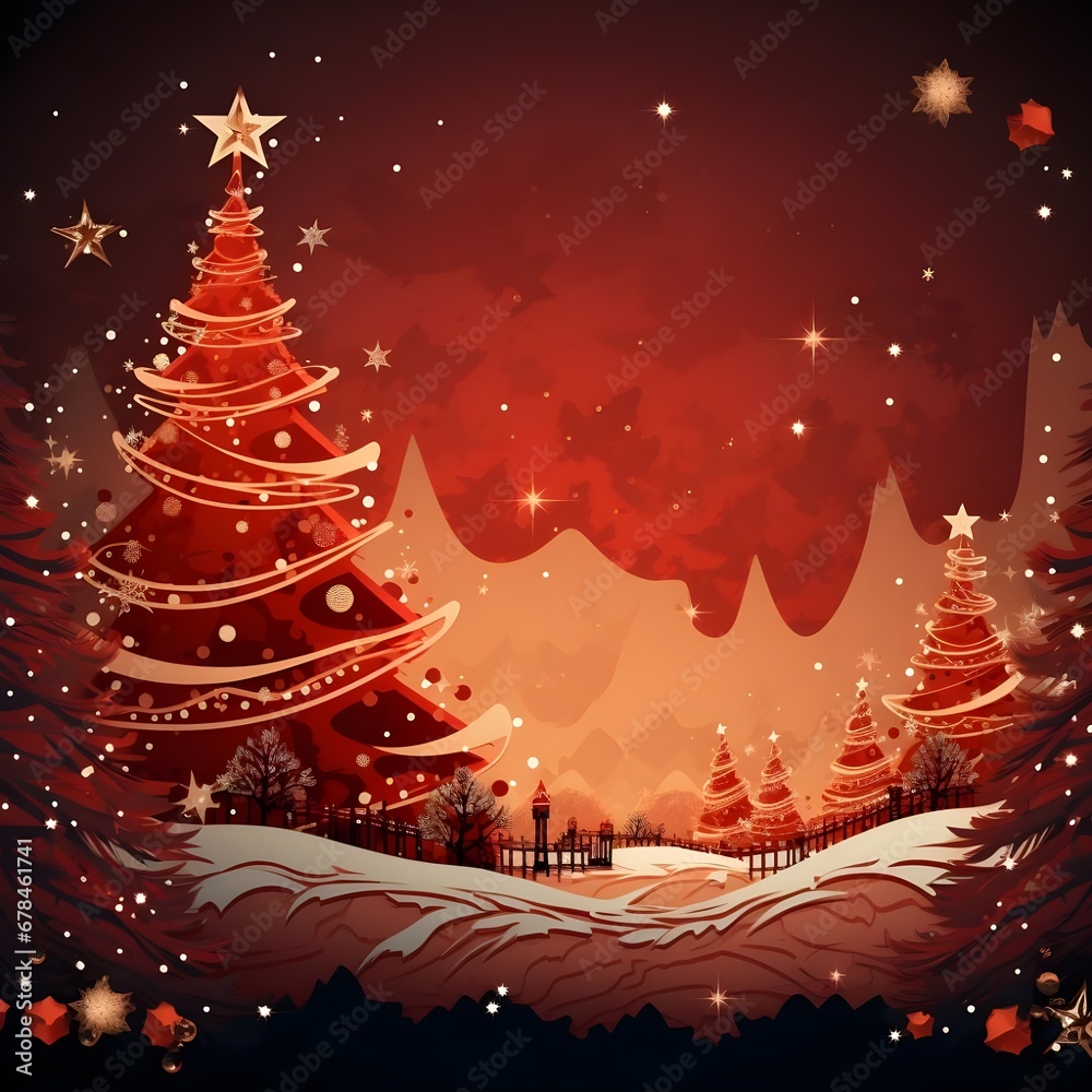 Christmas backgrond with snowflakes Christmas backgrond with snowflakes
