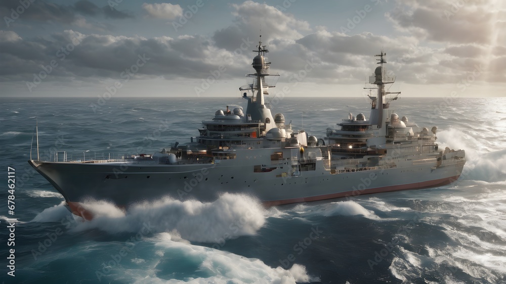 Obraz premium Ship Background Very Cool