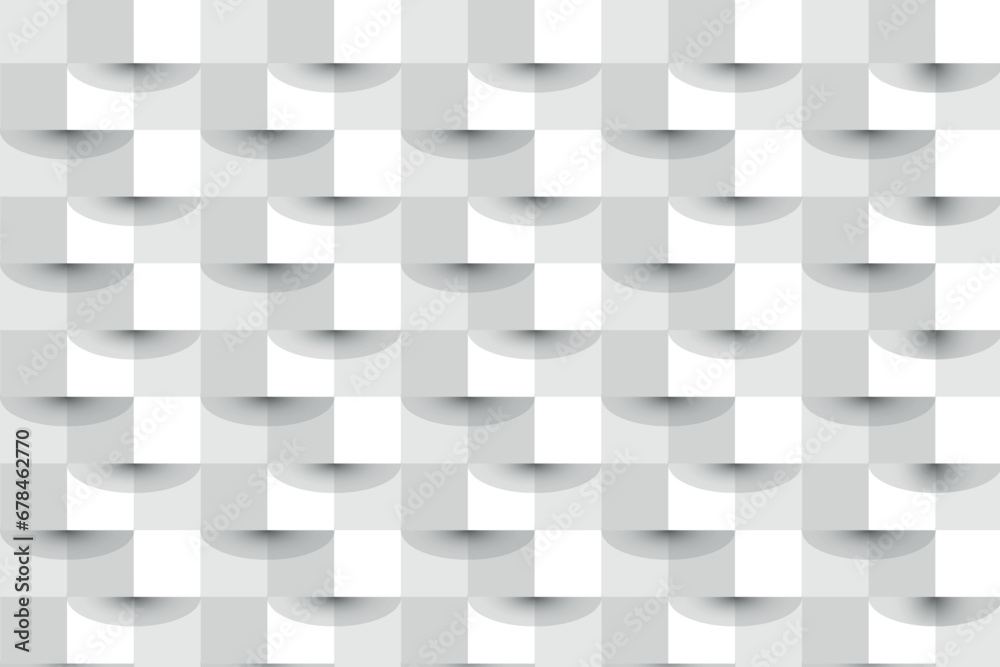 3d white color abstract square geometric shape from gray cubes background texture. 3d white color abstract square geometric shape from gray cubes background texture.