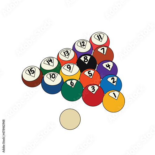 Bingo lottery balls. Lotto keno game or billiard. Glossy spheres for casino gambling and snooker isolated on white background
