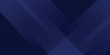 Premium background design with diagonal dark blue line pattern. Vector horizontal template for digital lux business banner, vector dark blue 