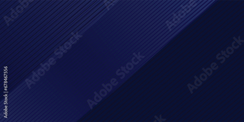 Premium background design with diagonal dark blue line pattern. Vector horizontal template for digital lux business banner vector dark blue 