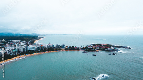 Fototapeta Naklejka Na Ścianę i Meble -  Top view of a brazilian beach