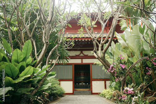 On the rooftop of Buddha Tooth Relic Temple & Museum, Singapore