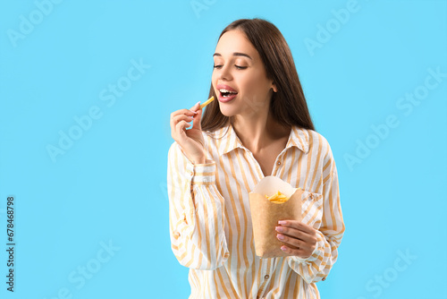 Beautiful happy young woman...