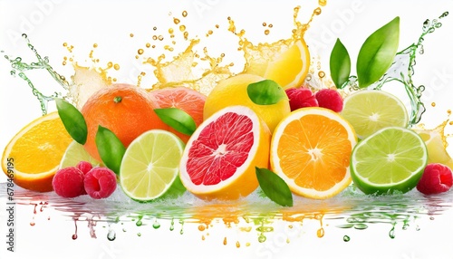 a background of fruit photo