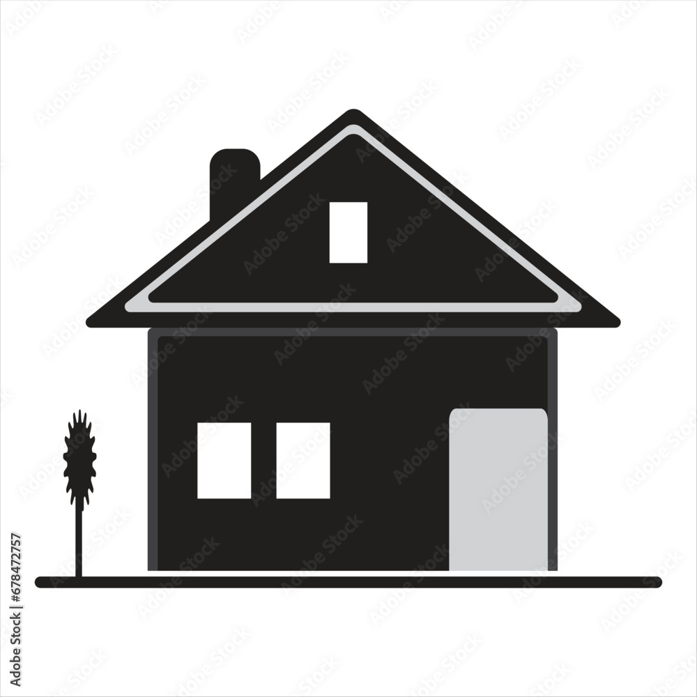 House, Home design icon, symbol vector House, Home design icon, symbol vector