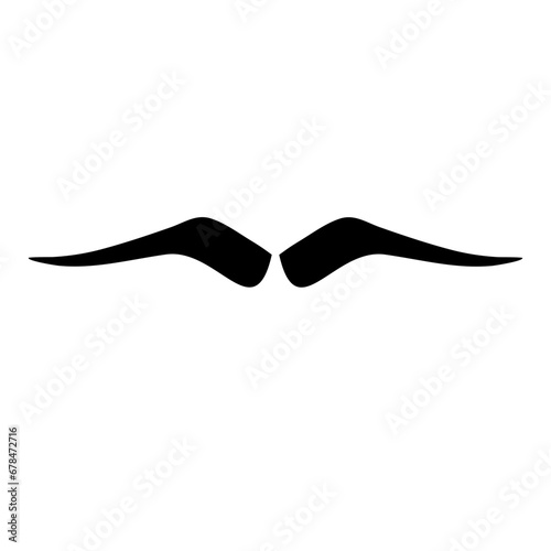 Cartoon eyebrows shapes