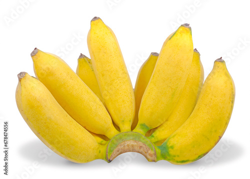 Banana fruit isolated on white background
