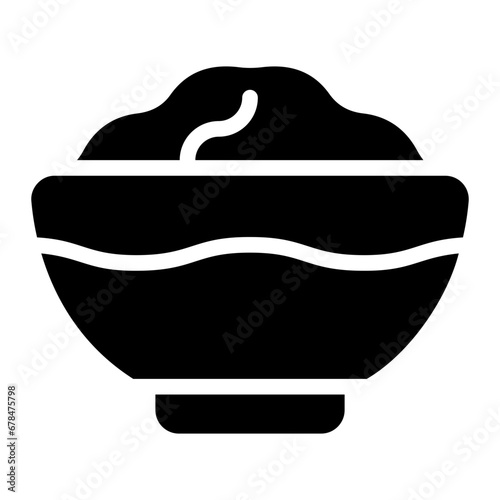 porridge glyph icon