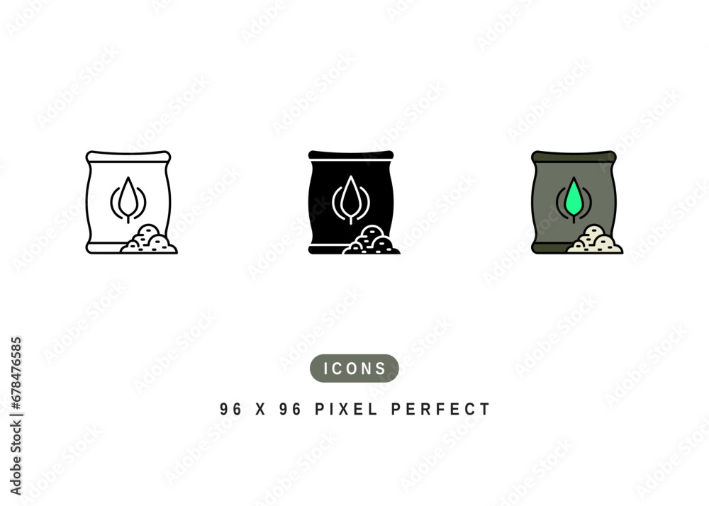 Compost Icon. Biodegradable Recycle Garbage Symbol Stock Illustration. Vector Line Icons For UI Web Design And Presentation Compost Icon. Biodegradable Recycle Garbage Symbol Stock Illustration. Vector Line Icons For UI Web Design And Presentation