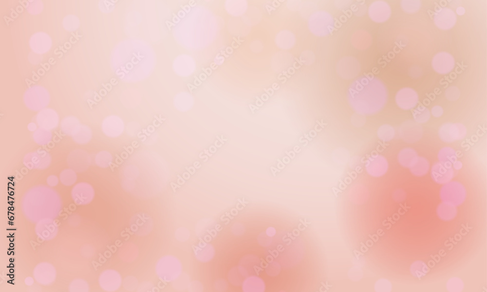 Vector realistic bokeh background design