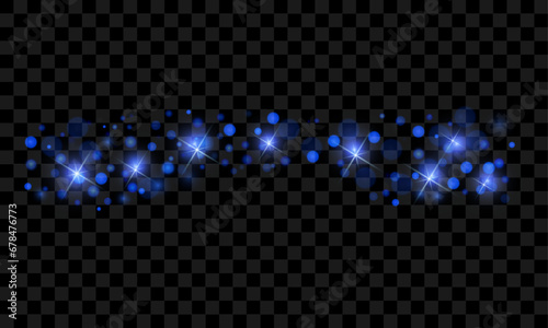  Vector shiny dust twinkle on transparent background