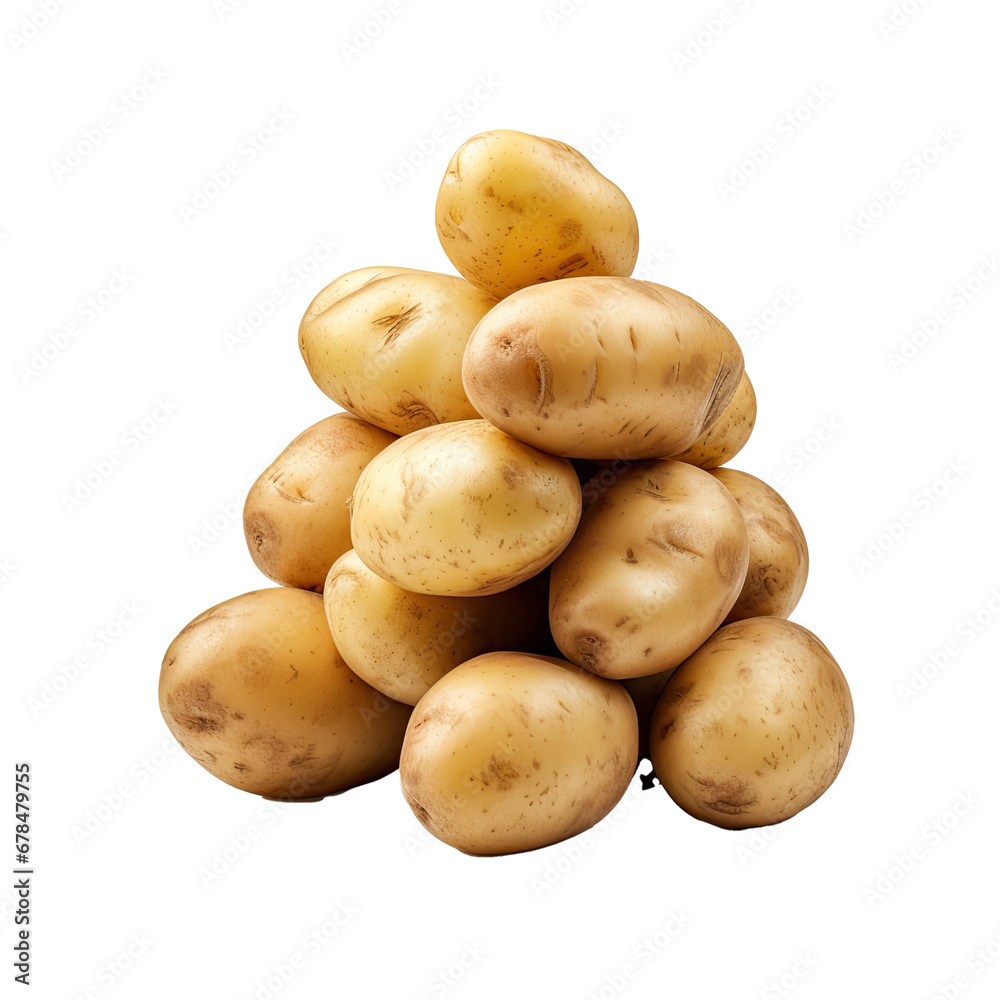 Potato whole root vegetable organic food transparent background Potato whole root vegetable organic food transparent background