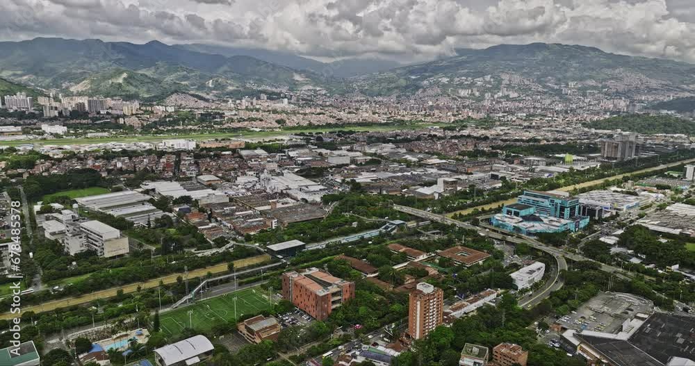 Medellin Colombia Aerial v12 flyover Patio Bonito and Astorga capturing riverside cityscape across Guayabal, Campo Amor, Manila, Villa Carlota and Santa Fe - Shot with Mavic 3 Cine - November 2022 Medellin Colombia Aerial v12 flyover Patio Bonito and Astorga capturing riverside cityscape across Guayabal, Campo Amor, Manila, Villa Carlota and Santa Fe - Shot with Mavic 3 Cine - November 2022