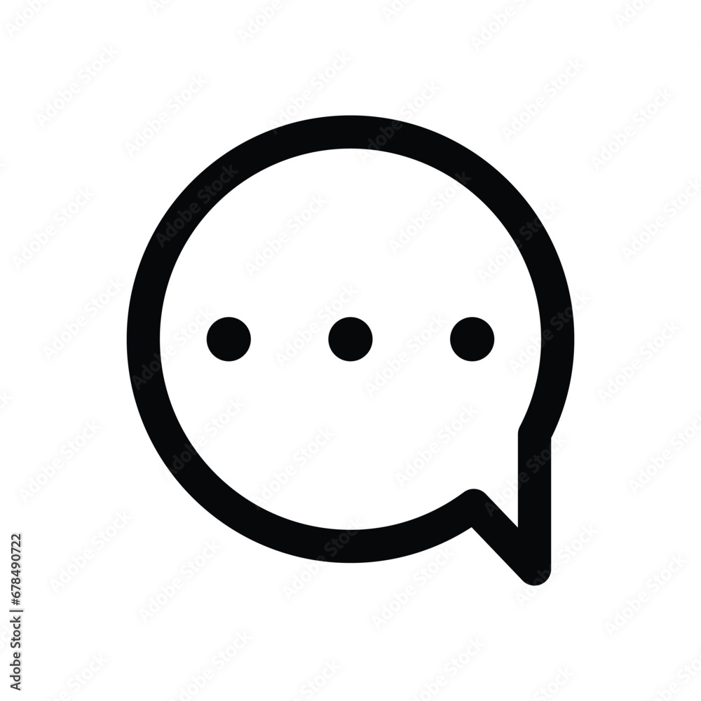 Chat vector icon