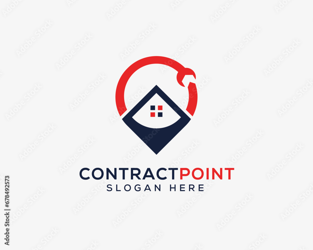 Real estate logo template, house logo vector icon illustration design Premium Vector Real estate logo template, house logo vector icon illustration design Premium Vector