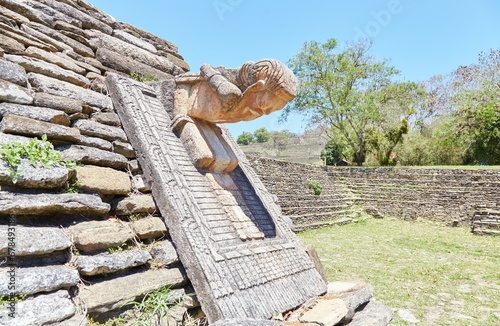 The spectacular Mayan pyramid city of Tonina in Ocosingo, Chiapas photo