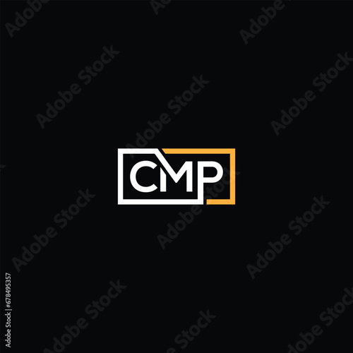 Initial Letter CMP Flame Logo Design Template photo