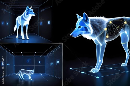 絶滅種の研究とデジタルデータ復元狼 photo